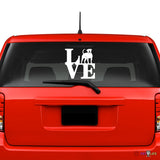 Love American Bulldogpark Sticker